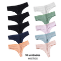 Kit 10 Calcinhas CottonConfort 100% Algodão Premium COMPRE 5 LEVE 10 - (10 UNIDADES)