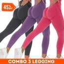 Calça Legging Levanta BumBum - Combo 3 Unidades
