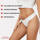 Kit 10 Calcinhas CottonConfort 100% Algodão Premium COMPRE 5 LEVE 10 - (10 UNIDADES)